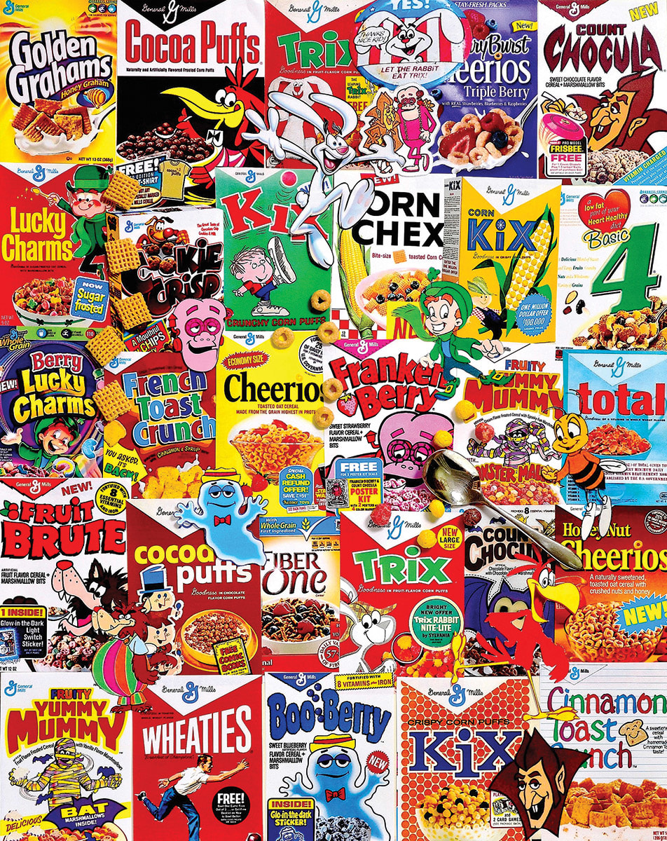 New Cereal Boxes Food and Drink