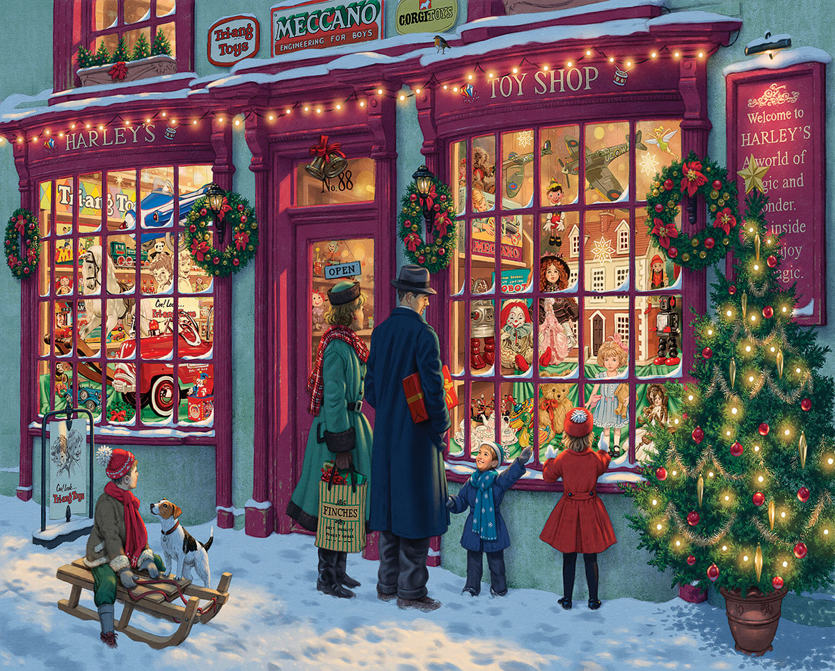 Christmas Toy shop Christmas Jigsaw Puzzle