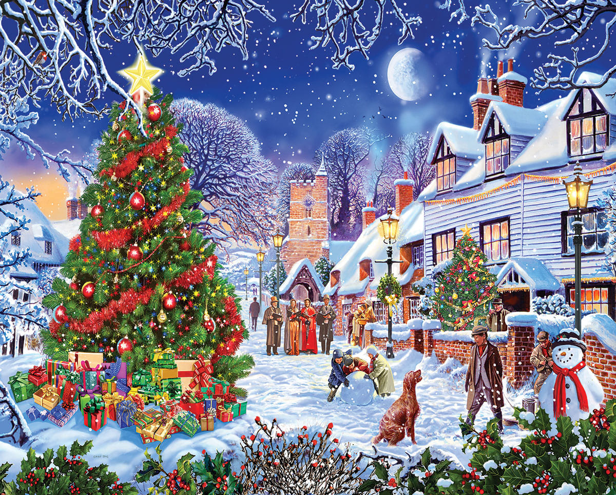 Village Christmas Tree Christmas