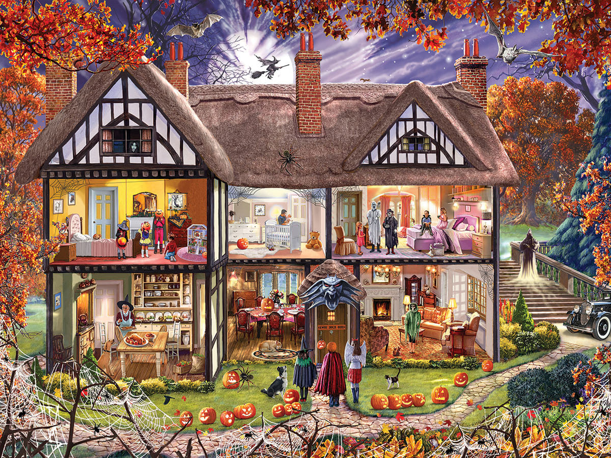 Halloween House - 1000 Piece Jigsaw Puzzle by White Mountain