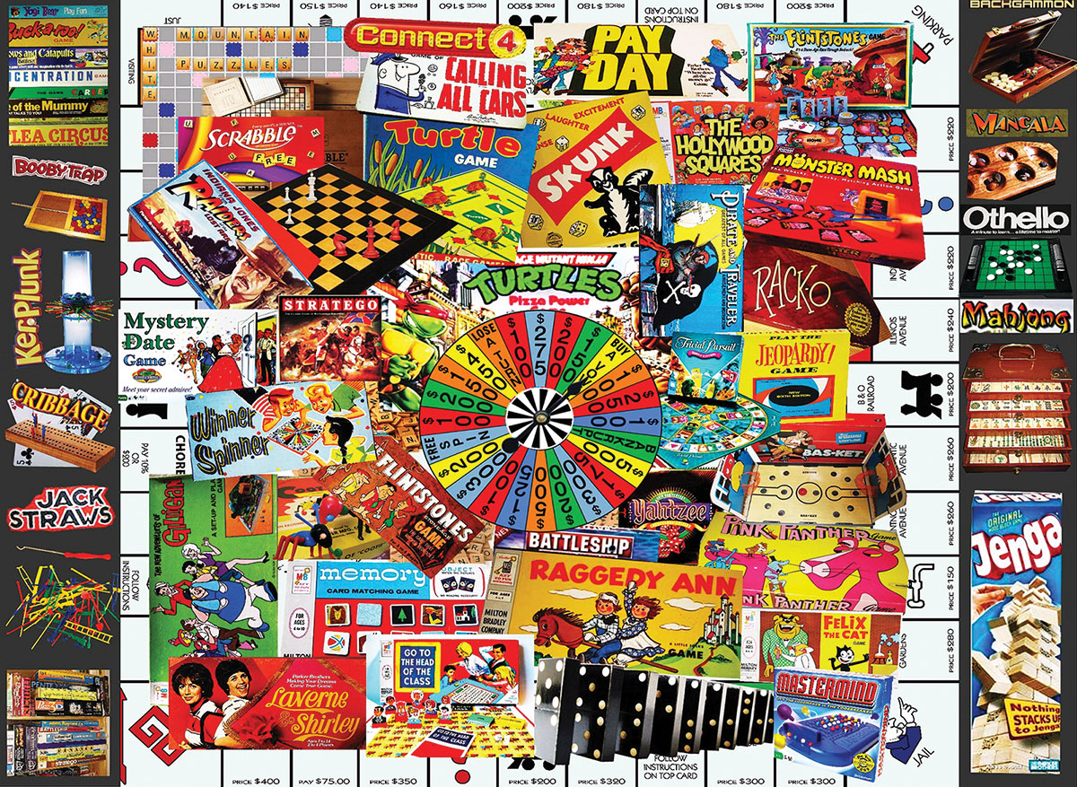 Games We Loved Nostalgic & Retro Jigsaw Puzzle