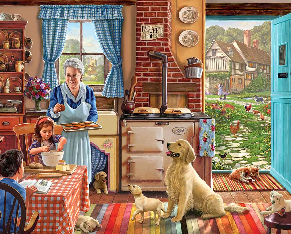 Cozy Kitchen Around the House Jigsaw Puzzle