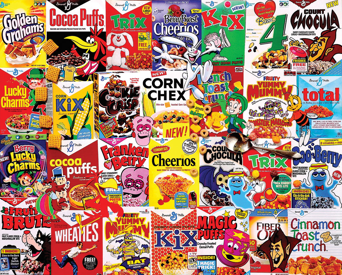 I Love Cereal Food and Drink Jigsaw Puzzle