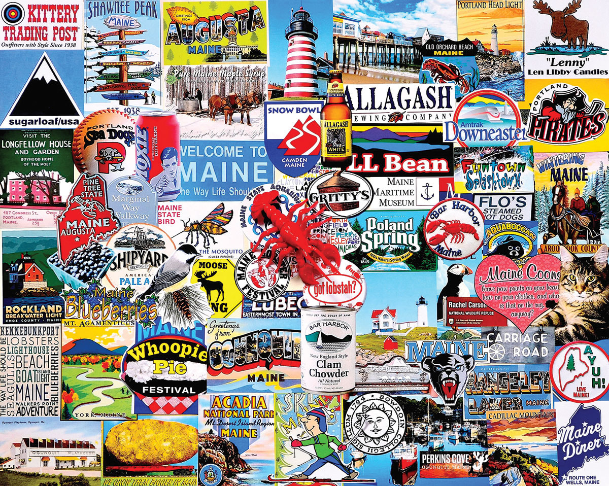 I Love Maine Collage