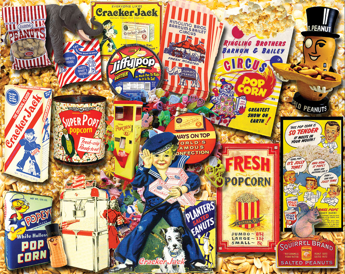 Favorite Snacks Nostalgic & Retro Jigsaw Puzzle