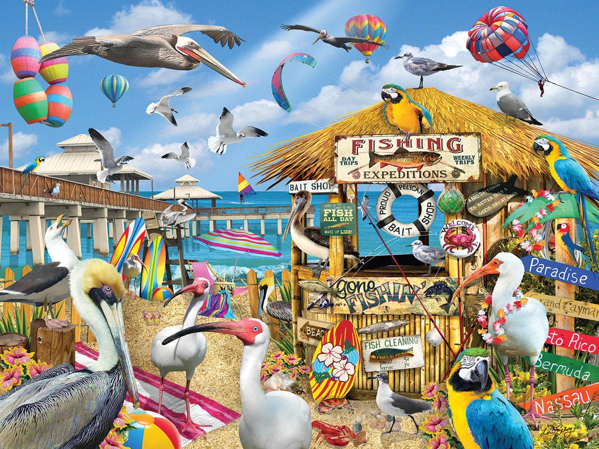 White Mountain Puzzle Pelican high quality Paradise