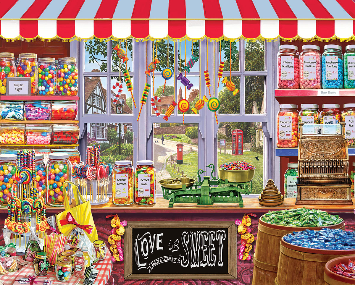 Sweetshop Candy Jigsaw Puzzle