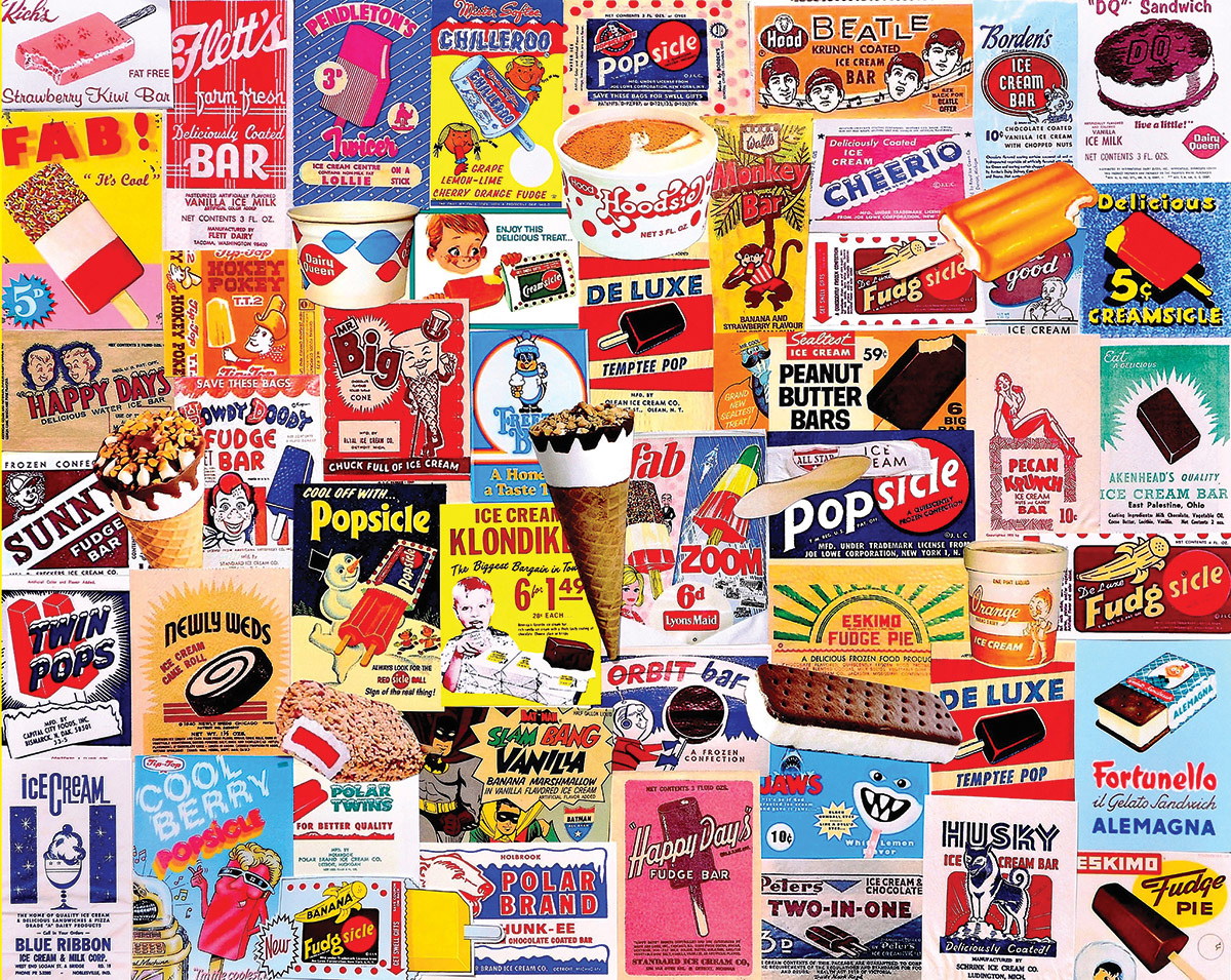 Ice Cream Bars Nostalgic & Retro Jigsaw Puzzle