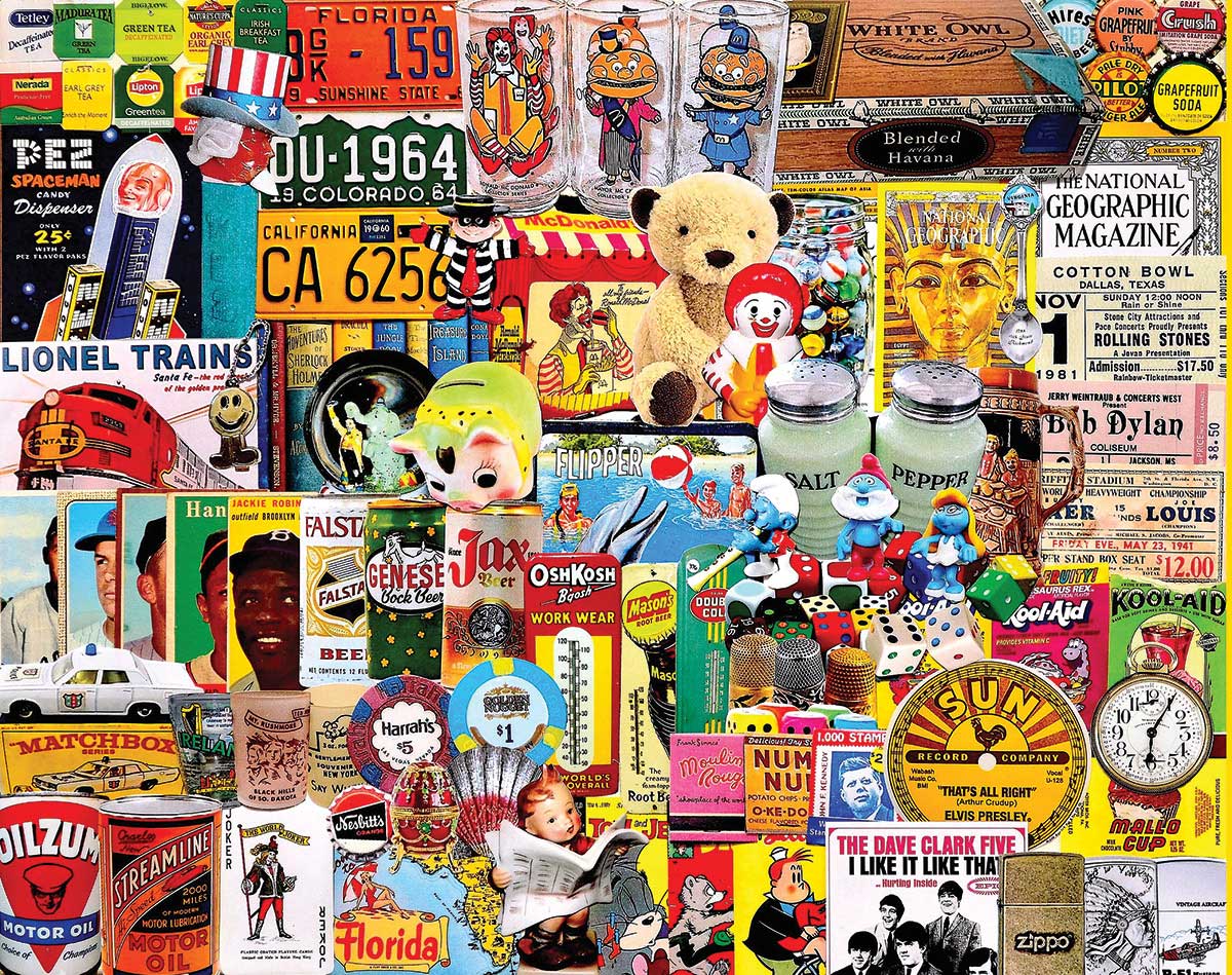 Things We Collect Nostalgic & Retro Jigsaw Puzzle