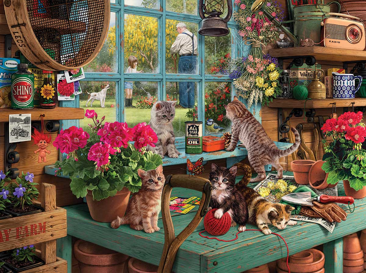 Curious Kittens Cats Jigsaw Puzzle
