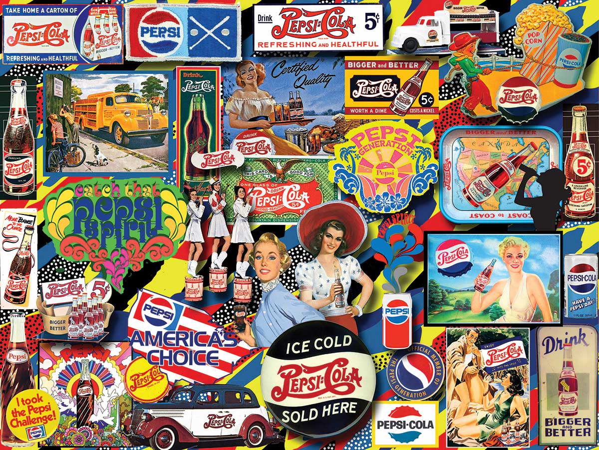 Vintage Pepsi Nostalgic & Retro Jigsaw Puzzle