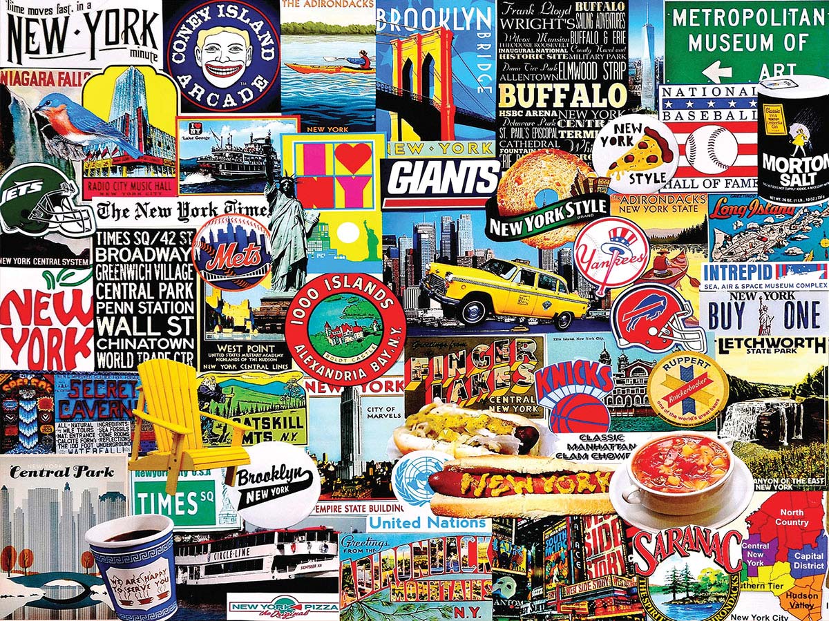 New York New York New York Jigsaw Puzzle