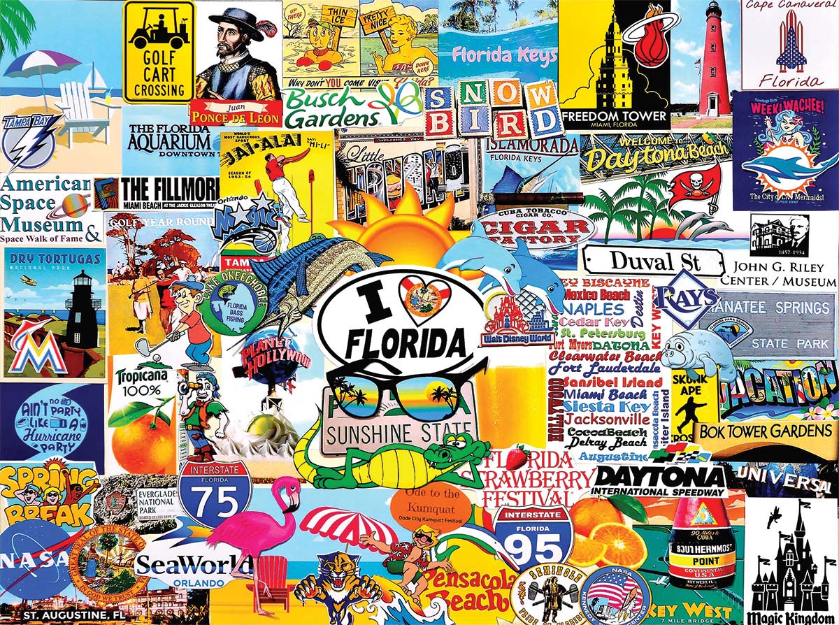 I Love Florida Disney Jigsaw Puzzle
