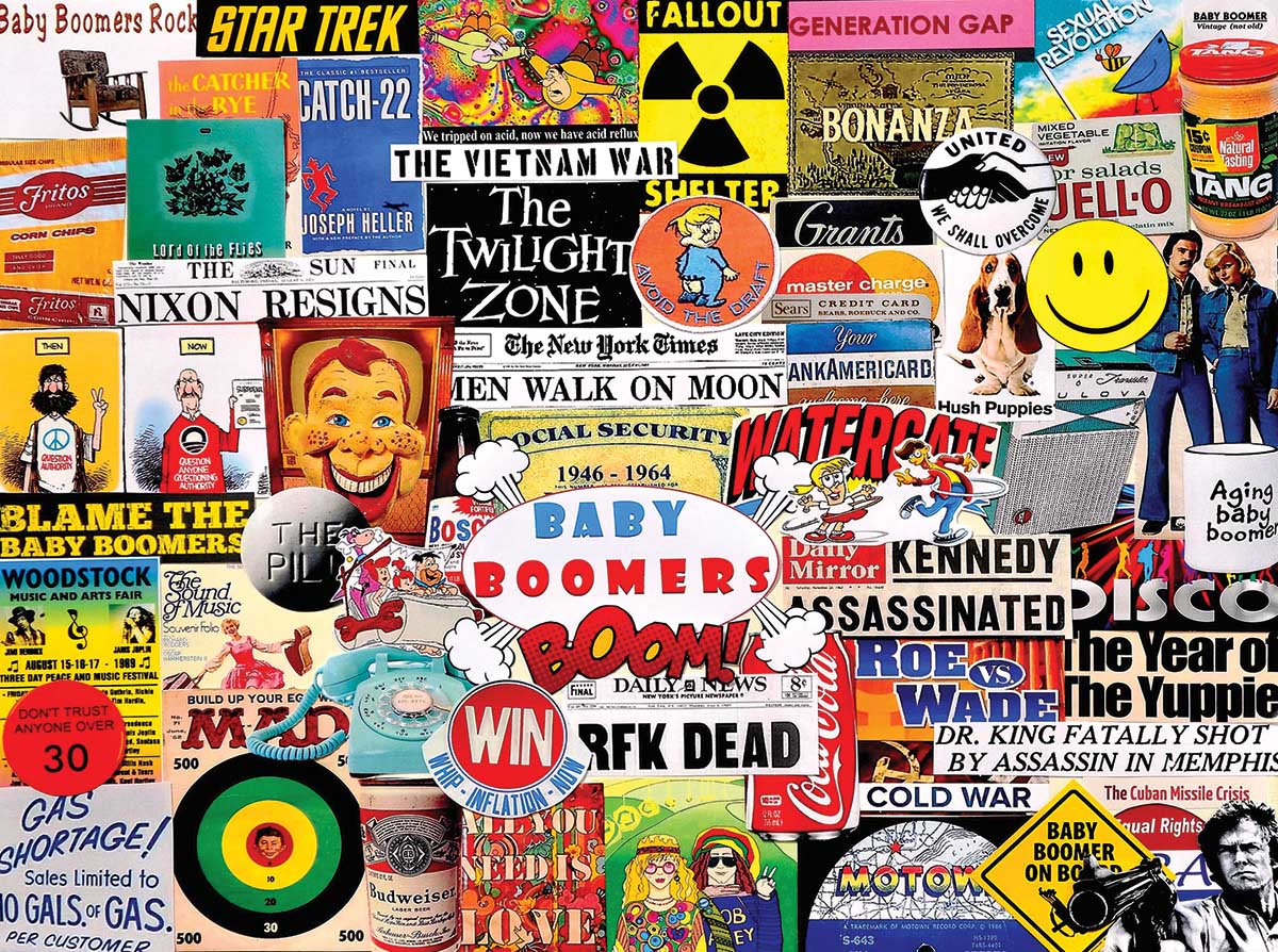 Baby Boomers History Jigsaw Puzzle