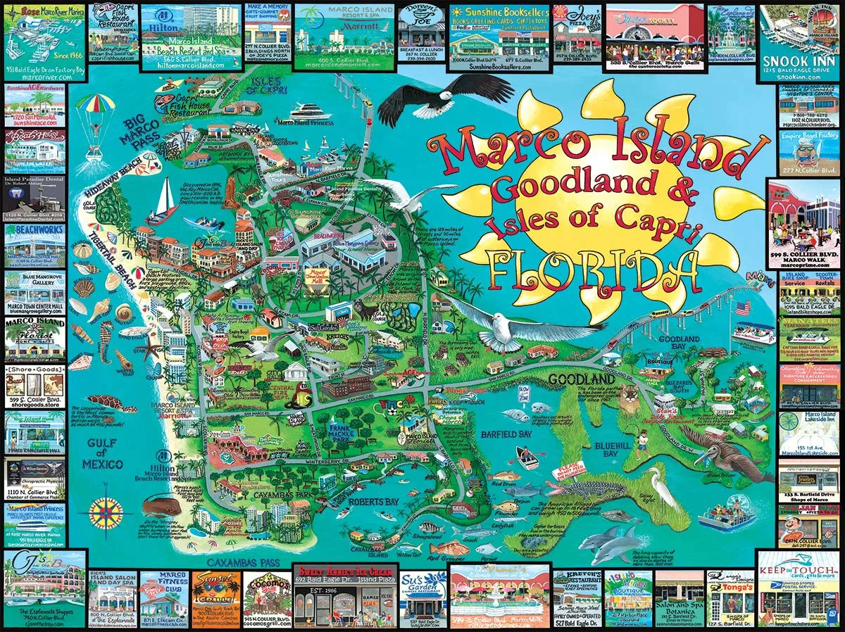 ALL YOU CAN EAT PRESS MAP 7冊 Route 66 Icons Puzzle | WNP - Orders Over $59 Ship Free