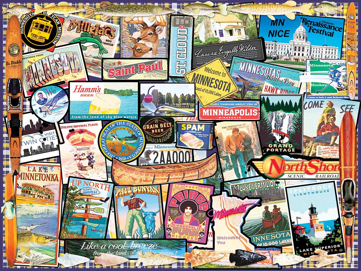 I Love Minnesota Travel Jigsaw Puzzle