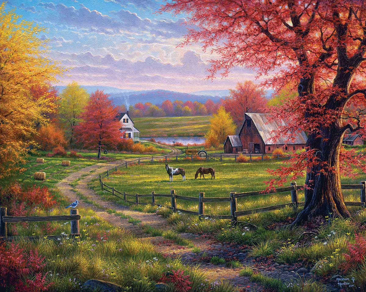Peaceful Tranquility Fall Jigsaw Puzzle