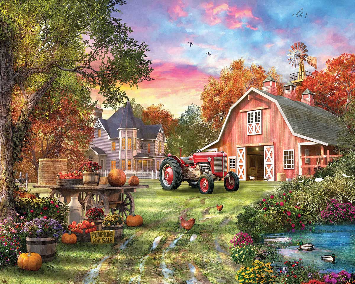 Farm Life Farm Jigsaw Puzzle
