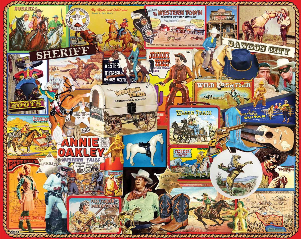 Cowboys Horse Jigsaw Puzzle