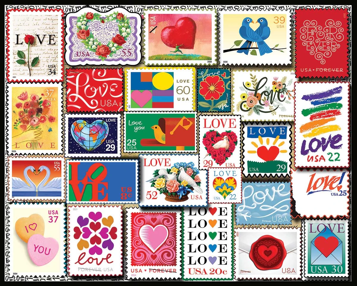 Love Stamps Collage