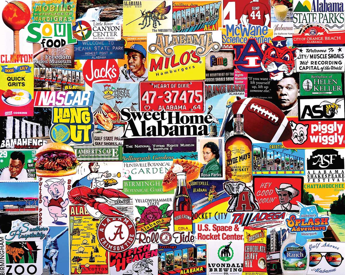 I Love Alabama Travel Jigsaw Puzzle