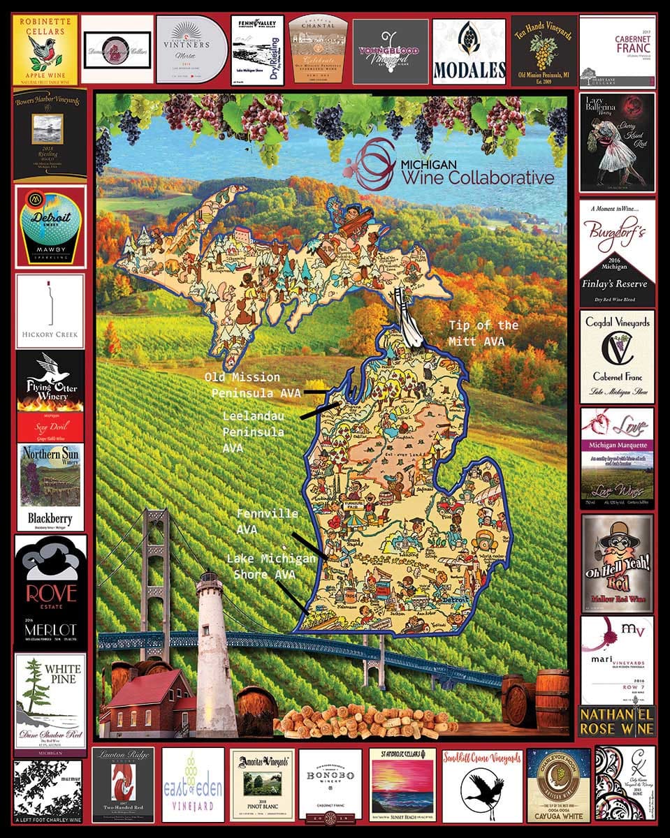 Michigan Wine Maps & Geography