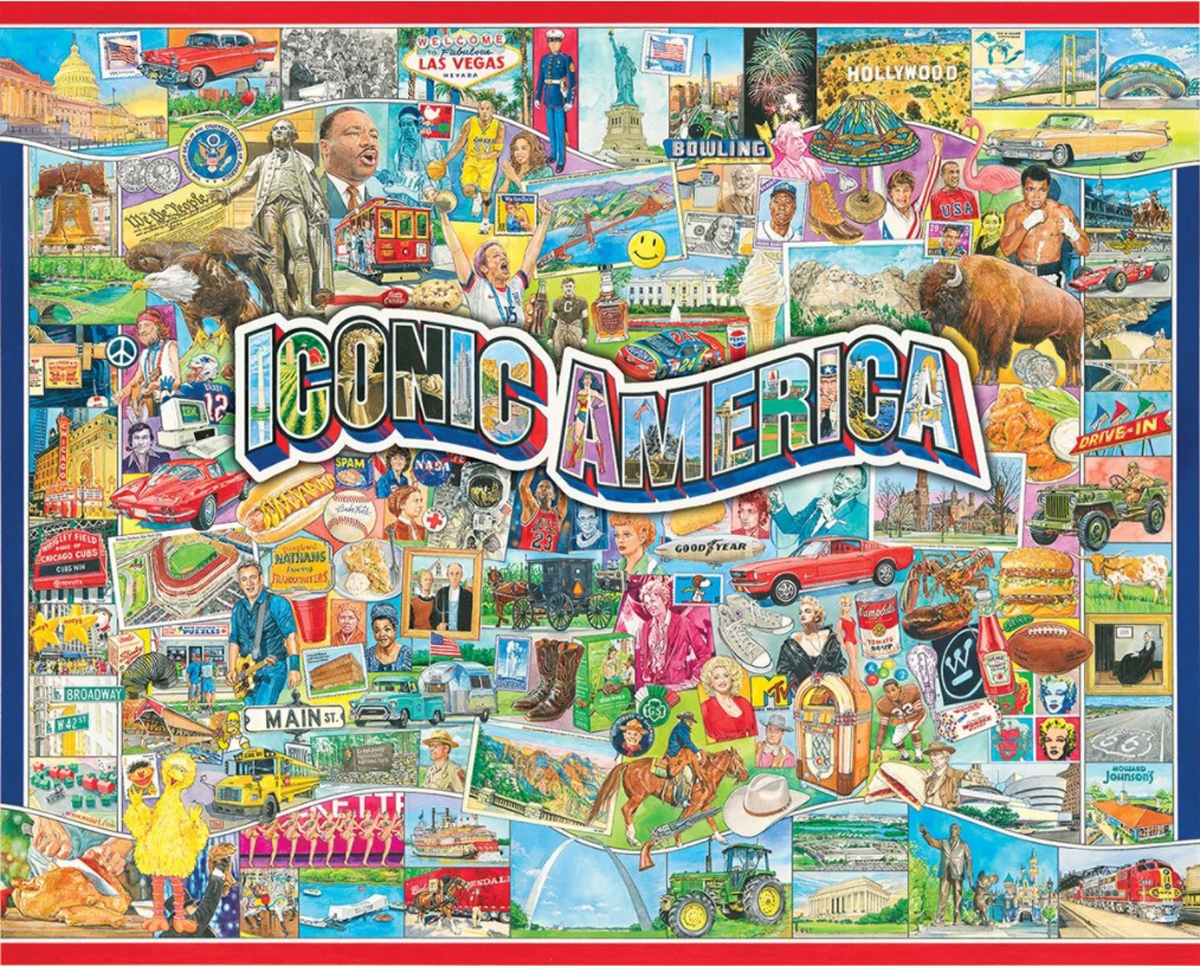 Iconic America Maps & Geography Jigsaw Puzzle