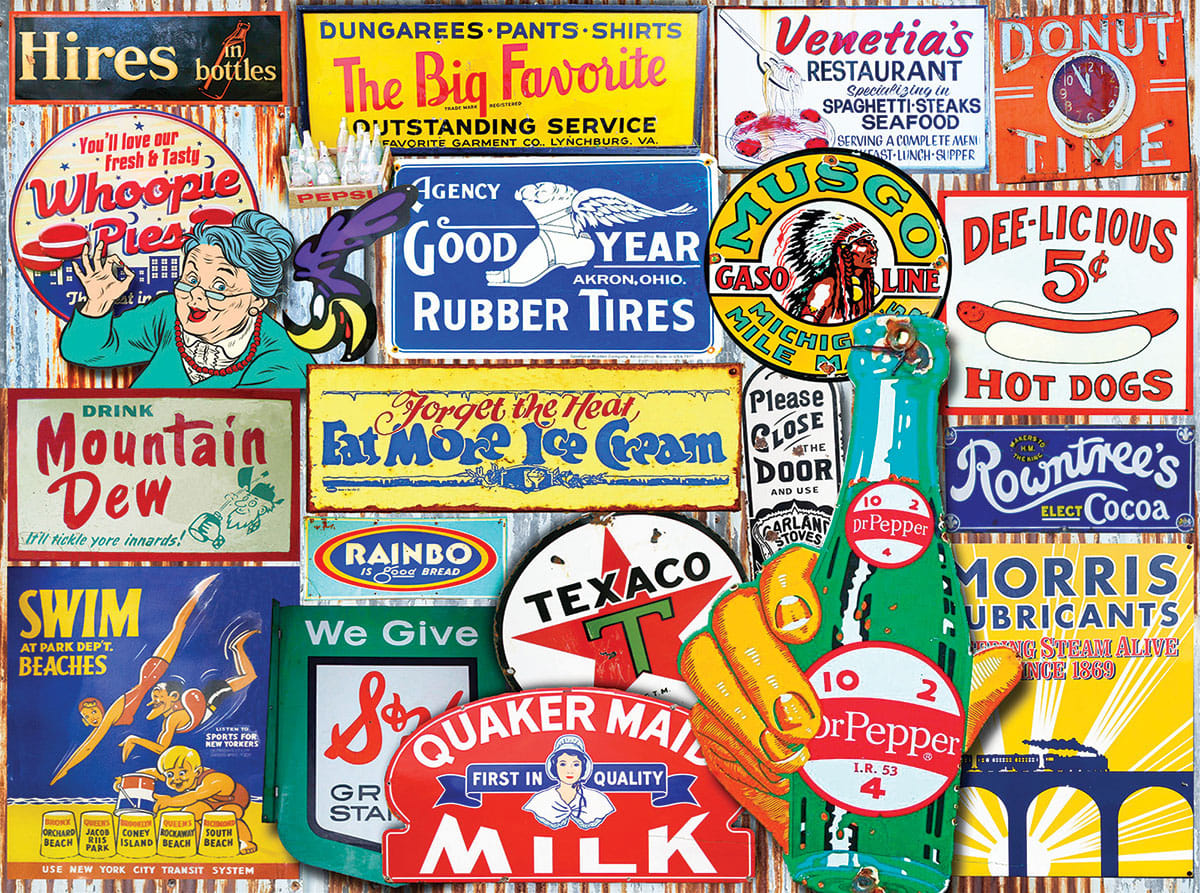 Classic Signs Nostalgic & Retro