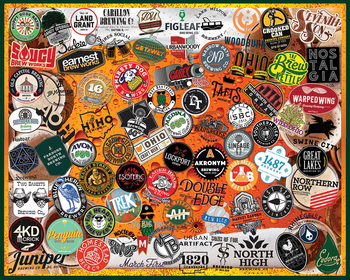 Ohio Craft Beer Collage