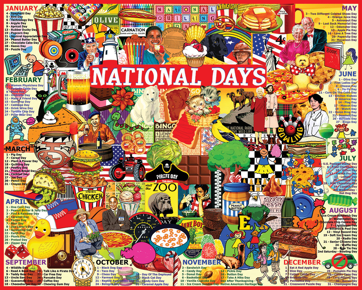 National Days Nostalgic & Retro Jigsaw Puzzle