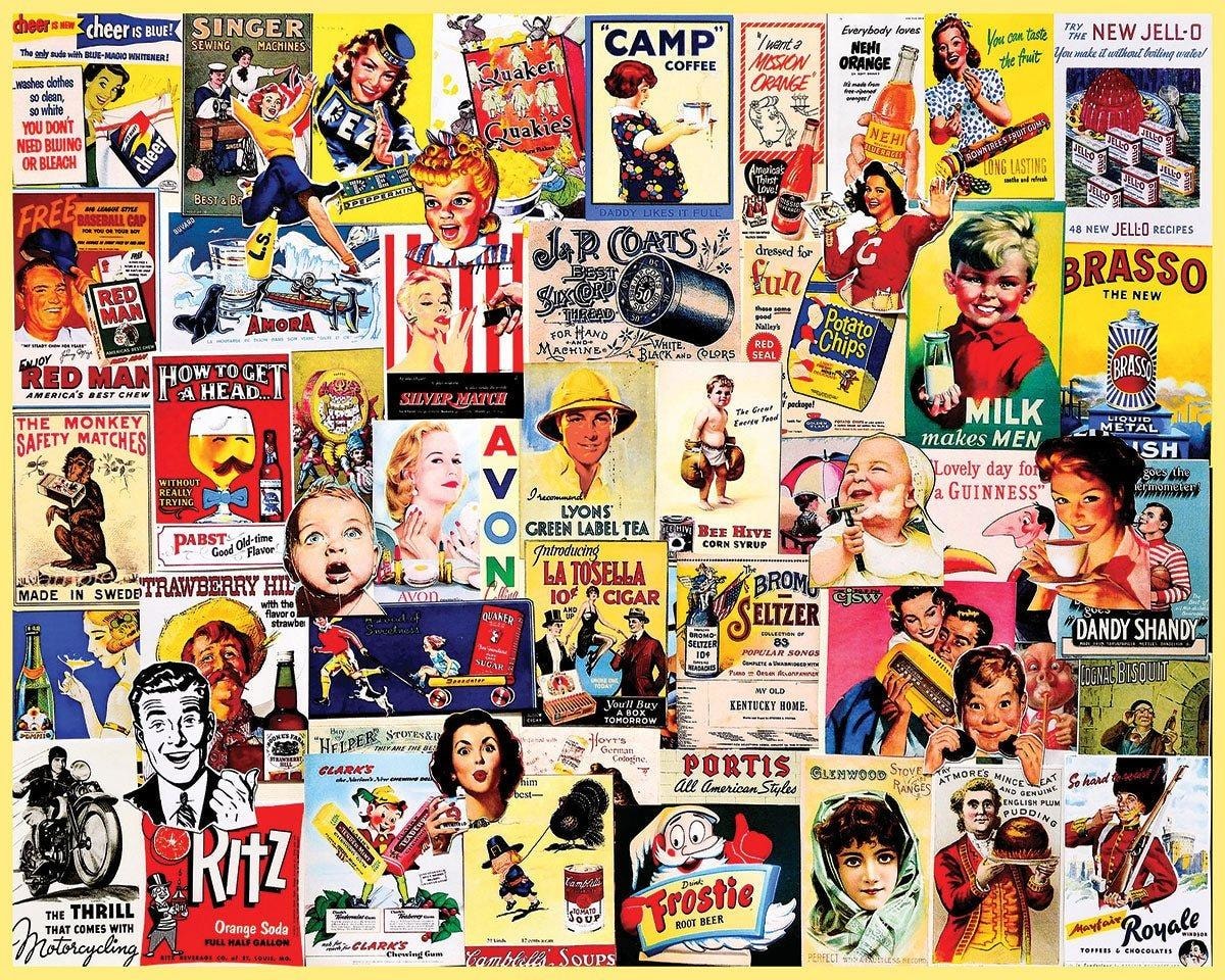 Vintage Ads Nostalgic & Retro