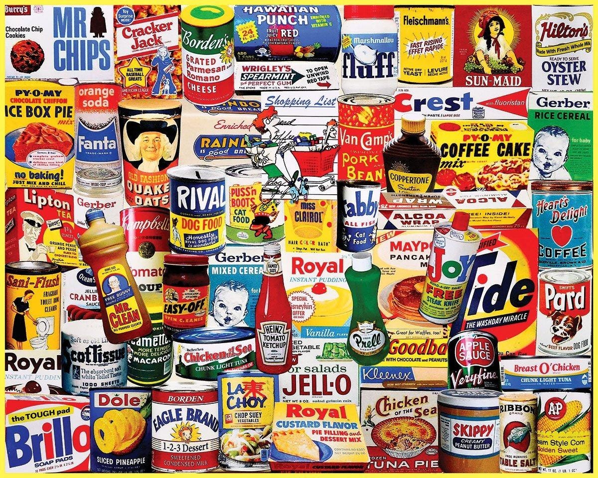 Mom's Shopping List Food and Drink