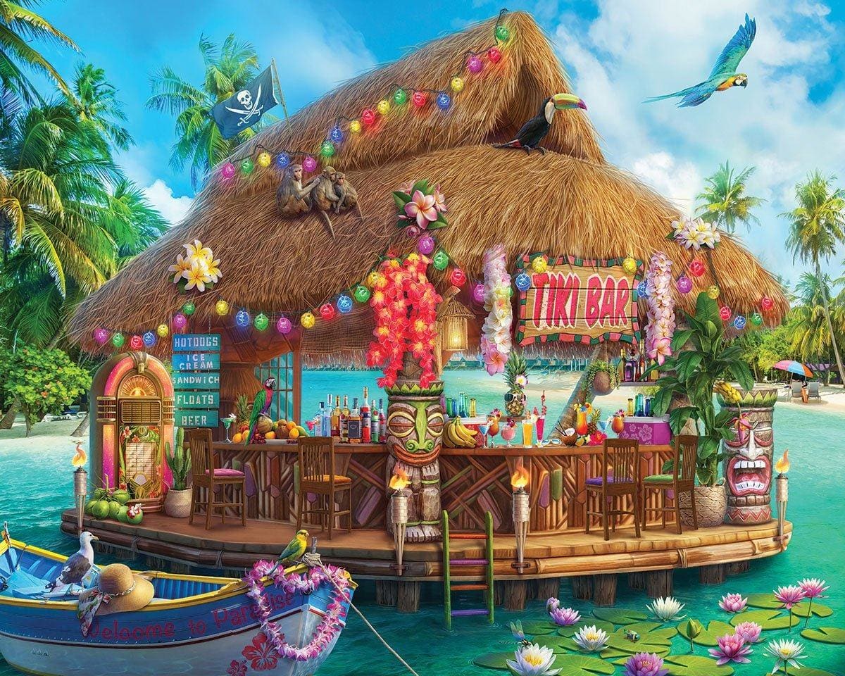Floating Tiki Bar Travel