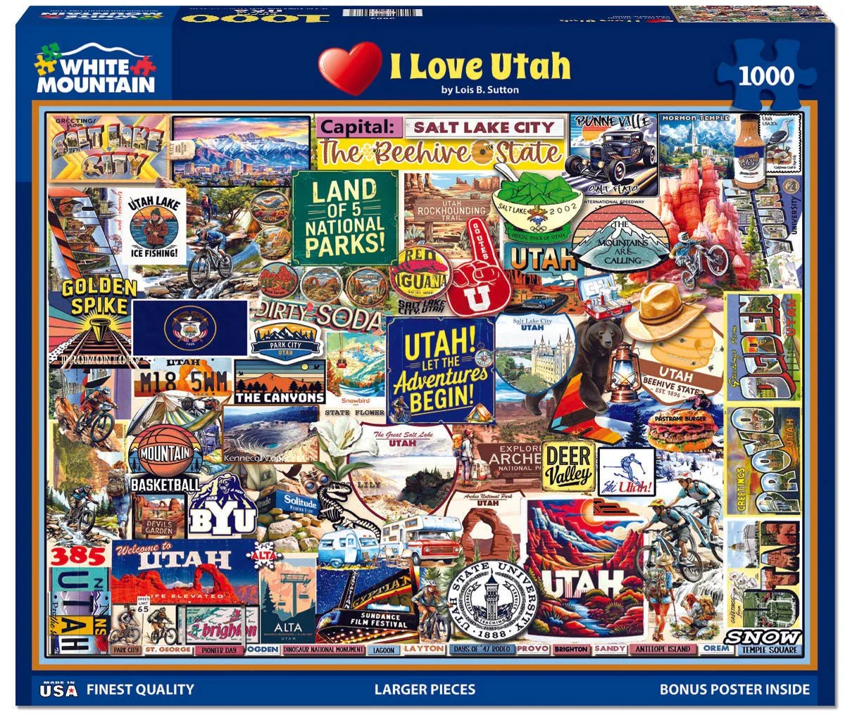 I Love Utah Collage
