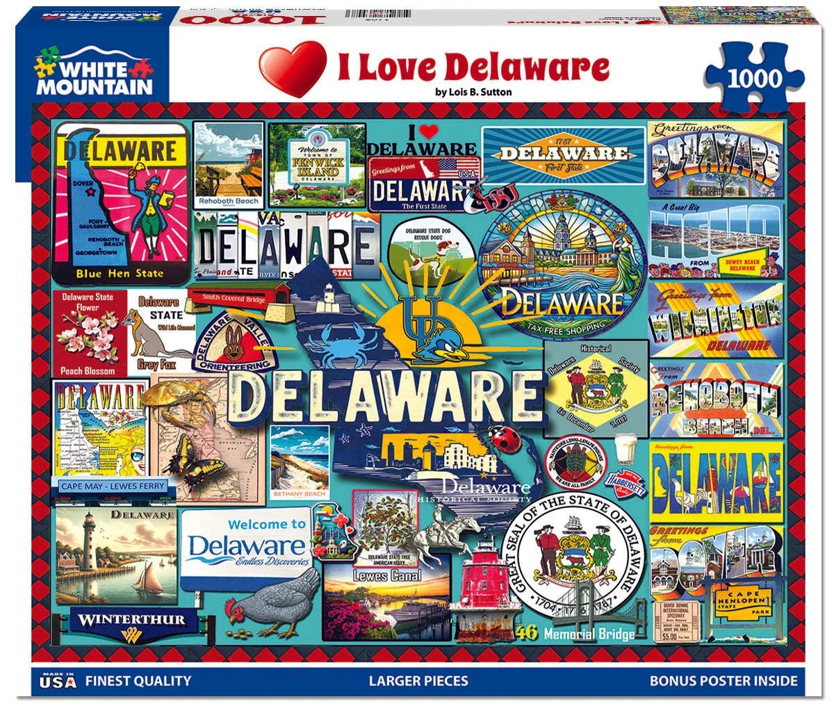 I Love Delaware Collage