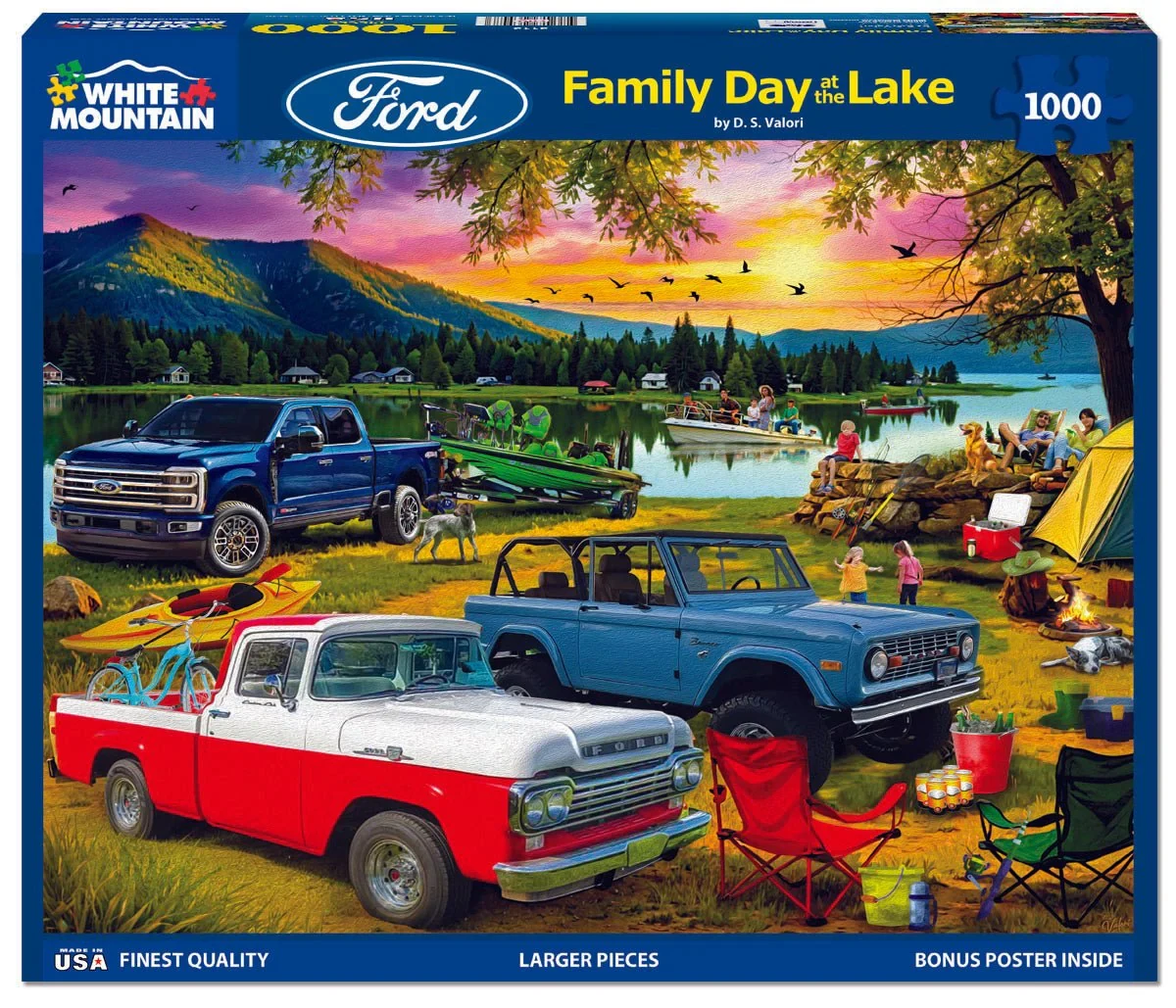 Family Day At The Lake - Ford Nostalgic & Retro