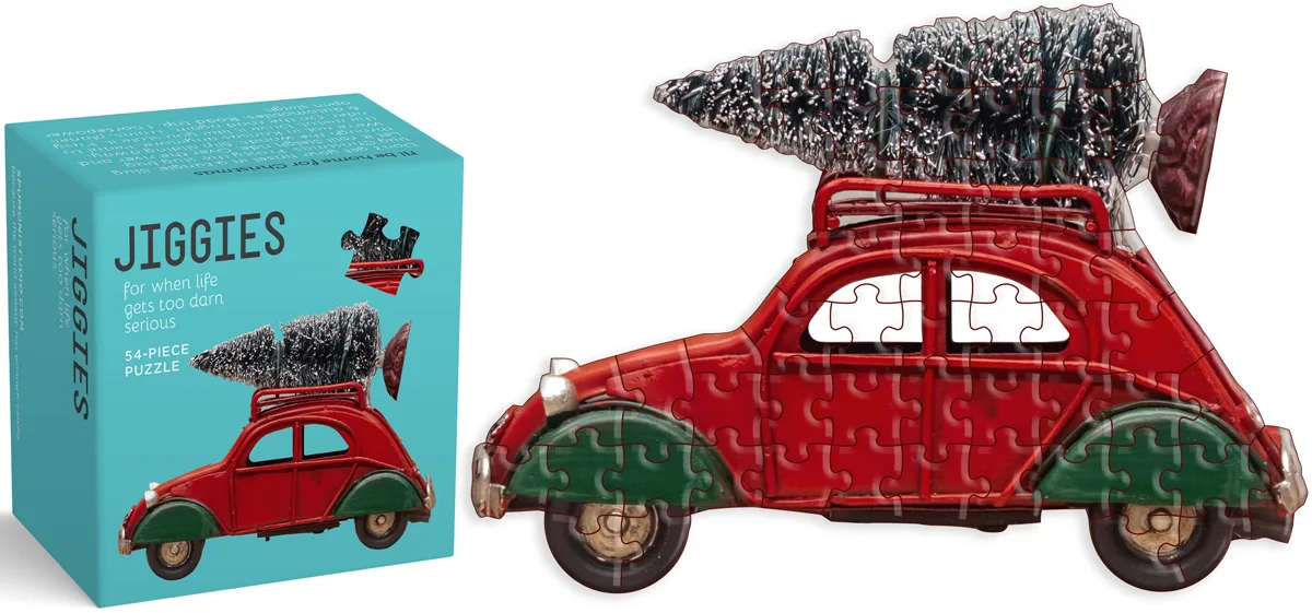 Jiggies I'll Be Home for Christmas Mini Car