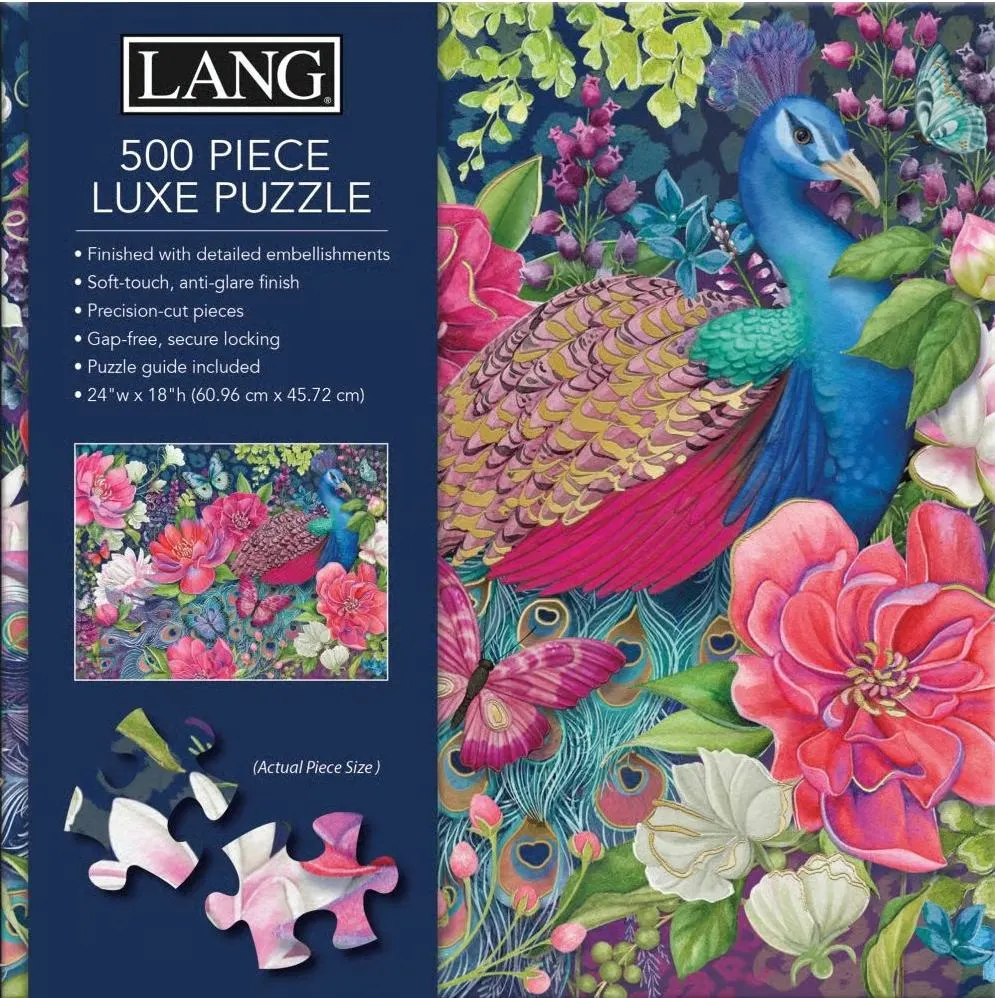 Lang Vibrant Plumes Puzzles  Birds