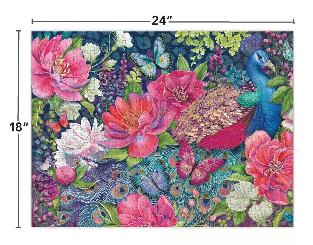 Lang Vibrant Plumes Puzzles 