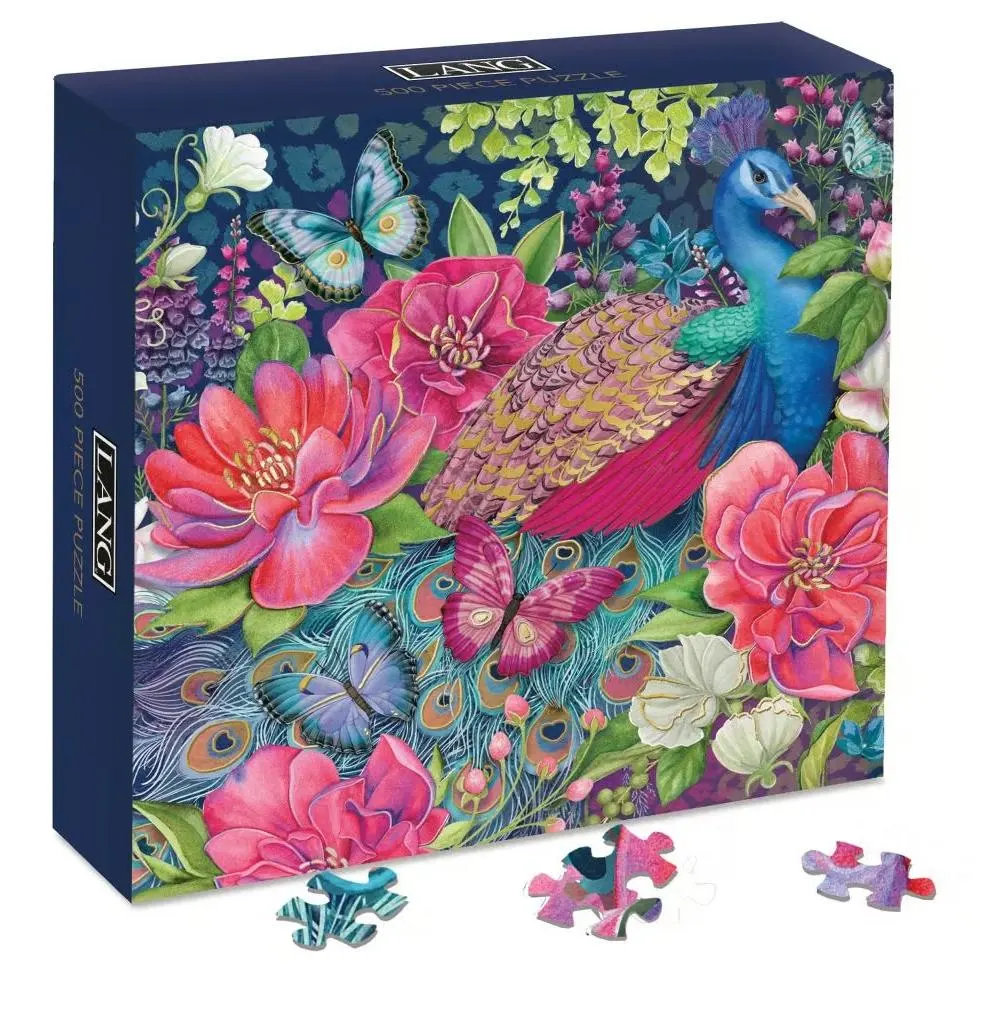 Lang Vibrant Plumes Puzzles 