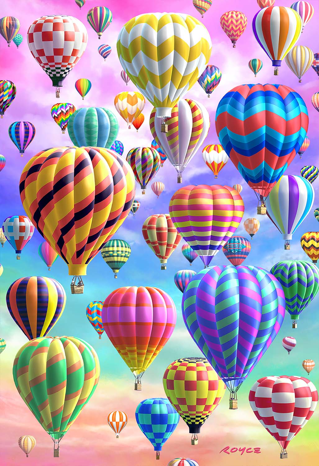 Super Deep 3D - Balloon Magic Hot Air Balloon Jigsaw Puzzle