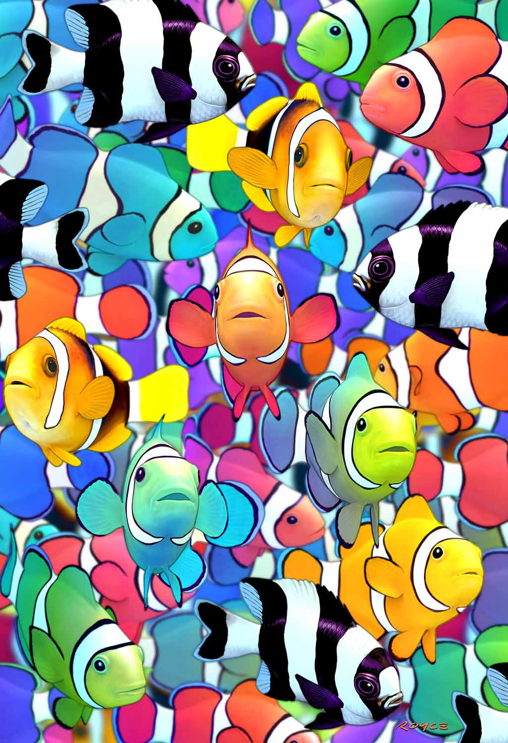 Super Deep 3D - Clown Magic Ii Fish Jigsaw Puzzle