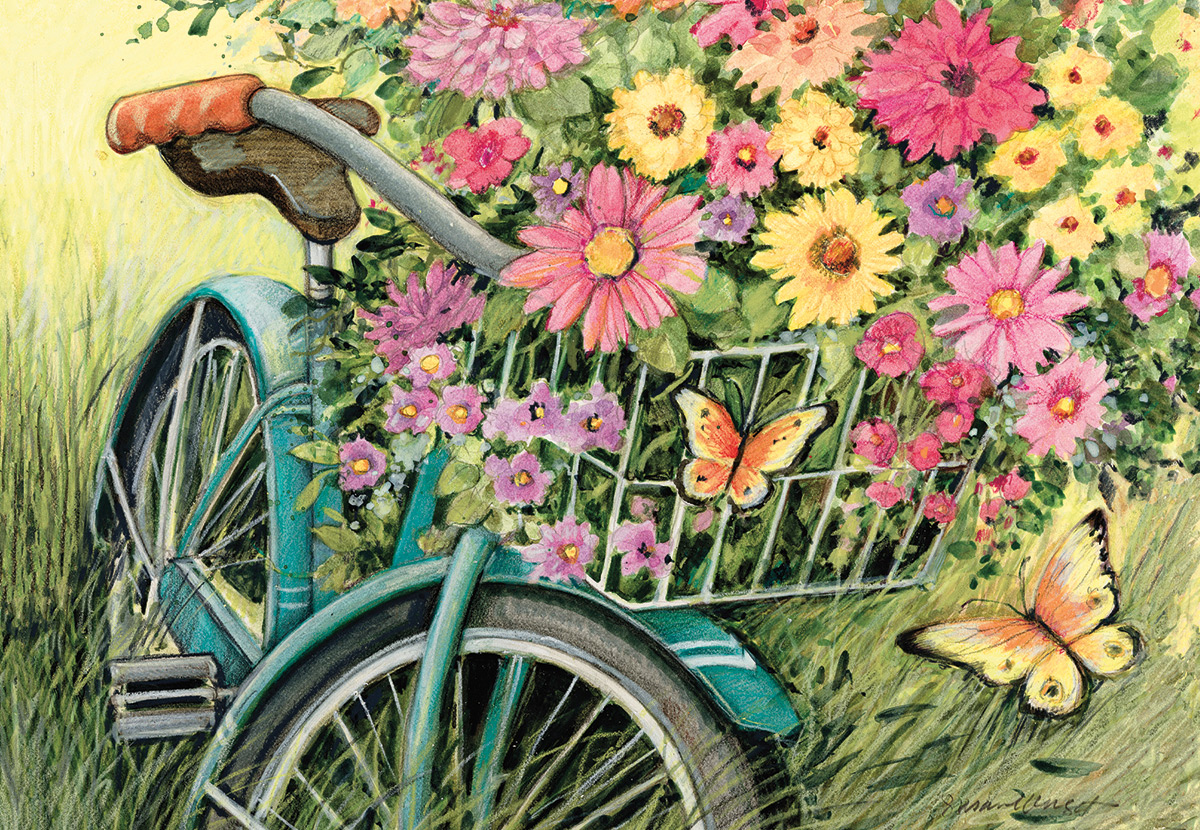 Bicycle Bouquet Flower & Garden Jigsaw Puzzle