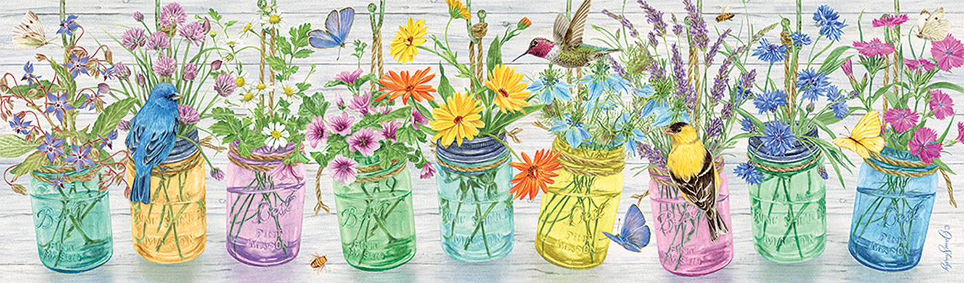 Herb Jars Flower & Garden Jigsaw Puzzle