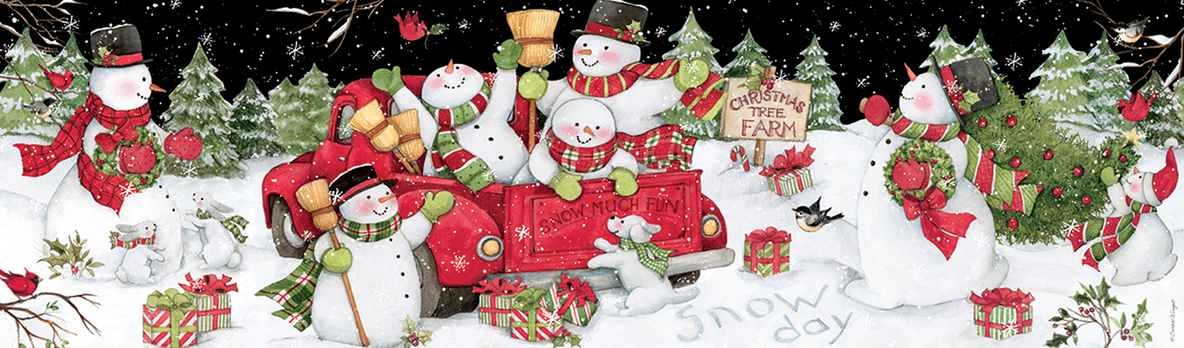 Snow Day Christmas Jigsaw Puzzle