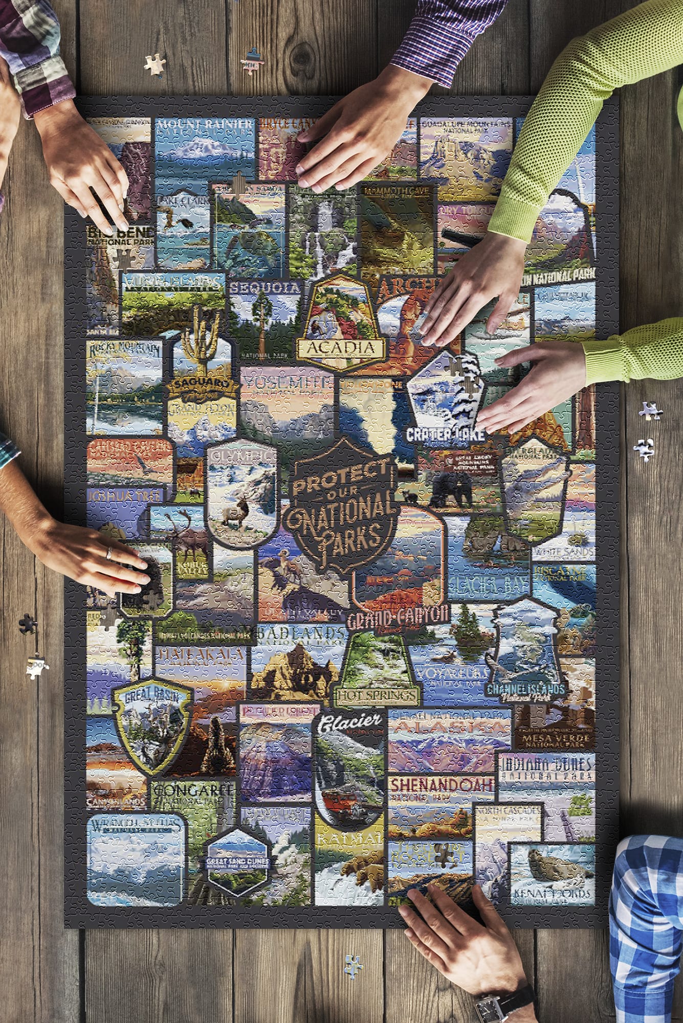 Protect Our National Parks, Collage