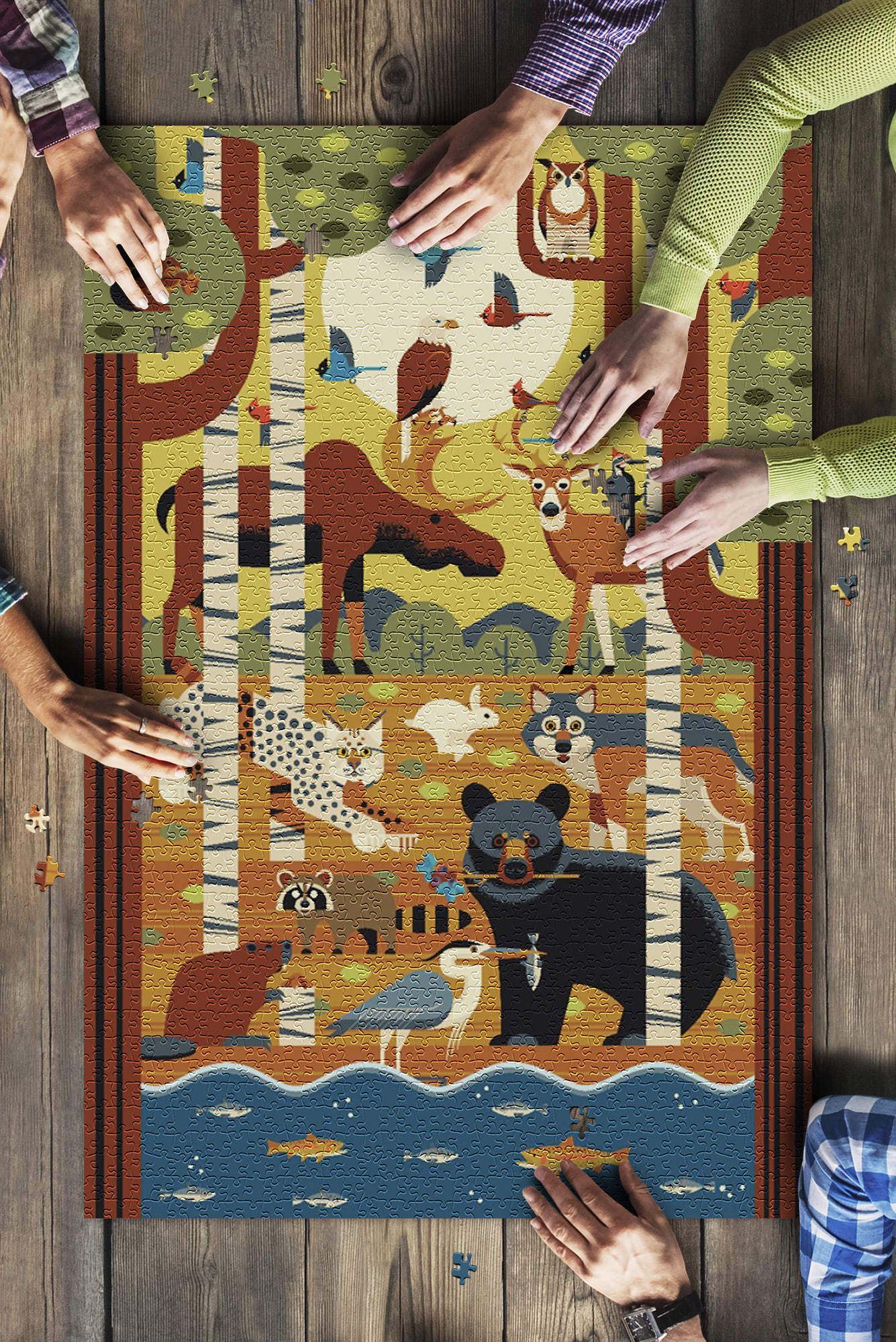 Forest Animals, Geometric