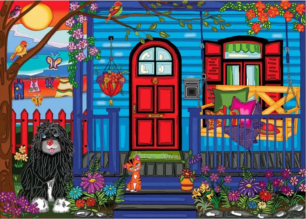 My Little Blue House Dogs