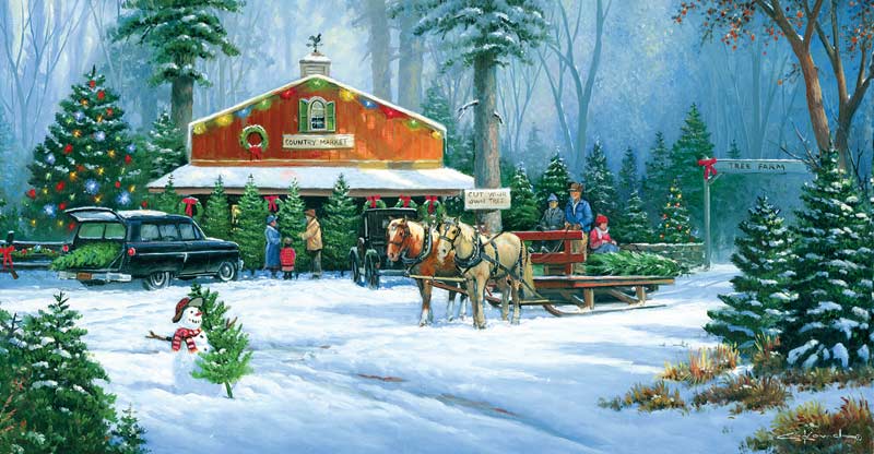 Holiday Tradition Christmas Jigsaw Puzzle