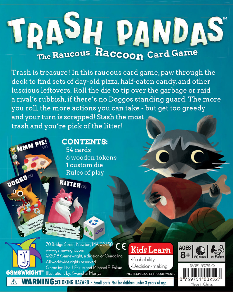 Trash Pandas Raucous Raccoon Card Game
